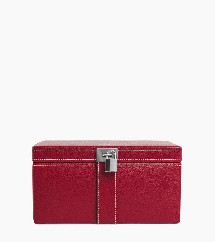 le Tanneur Tres Grande Boite a Bijoux en Cuir