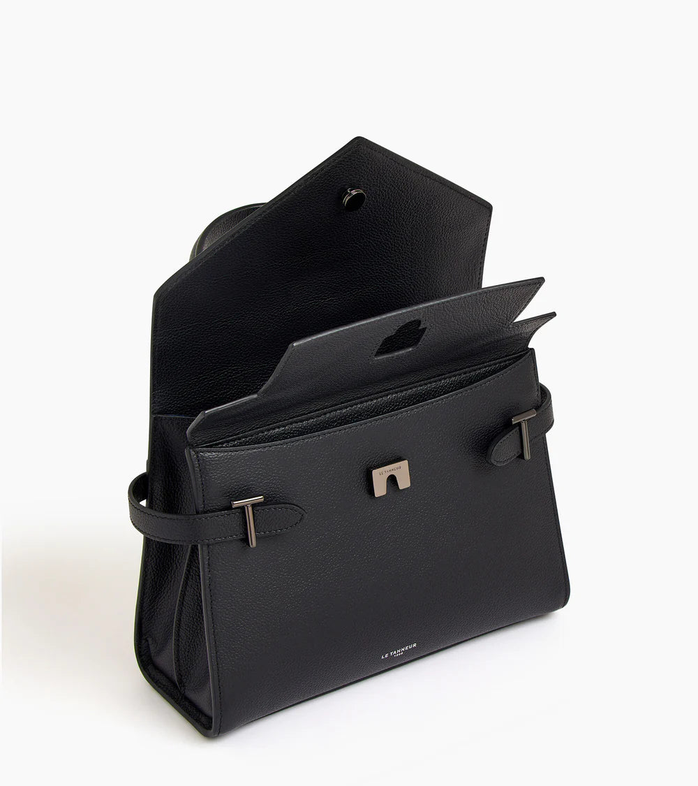 le Tanneur Emilie Sac Porte Main Double Rabat Mm