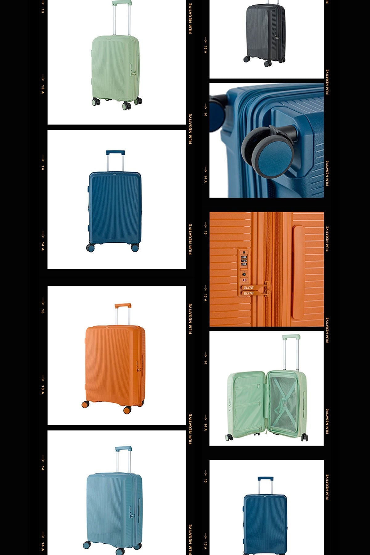 Elite Fjord Valise Cabine 55CM Extensible 4 Roues