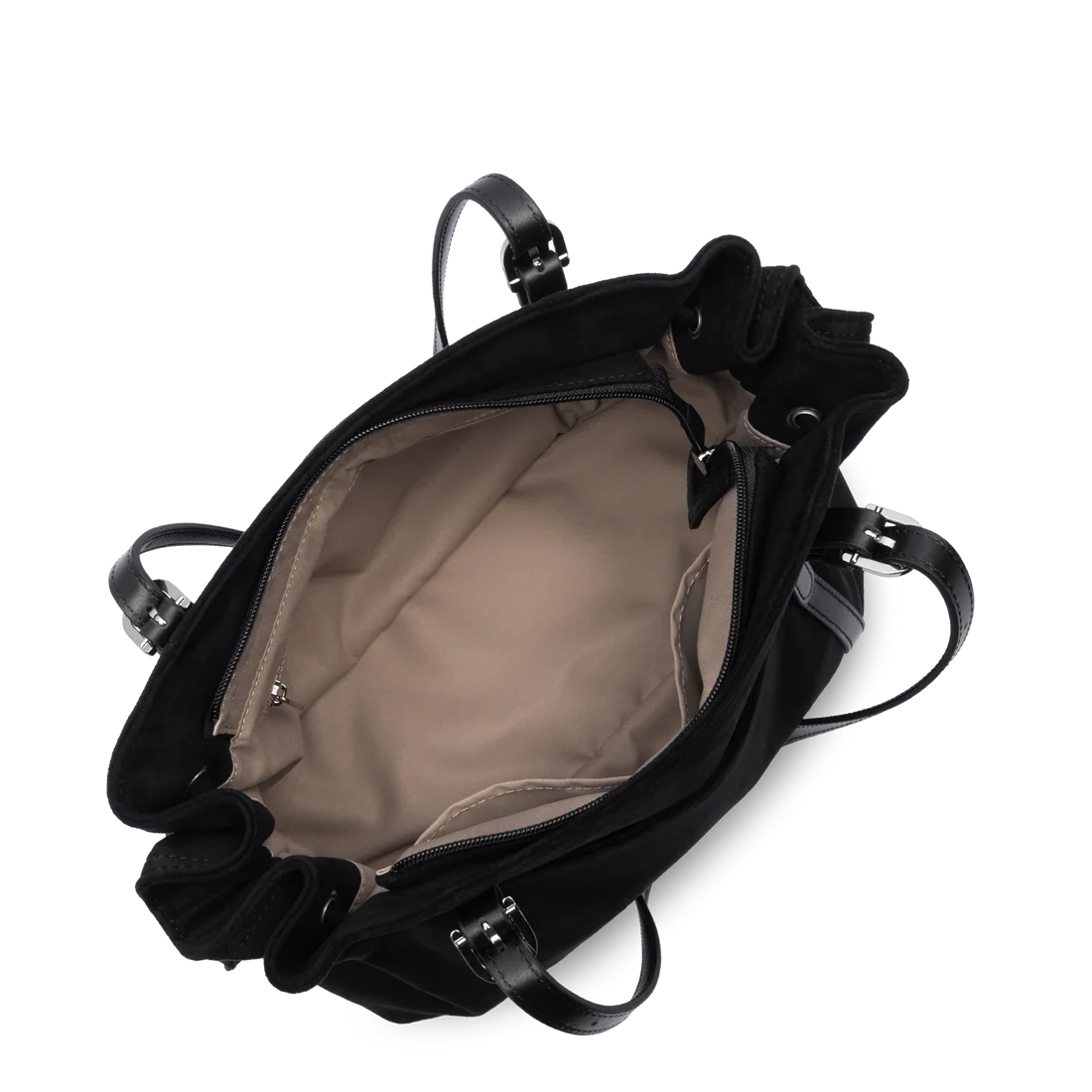 Lancaster Velvet Emma Sac Cabas Epaule Zippé L