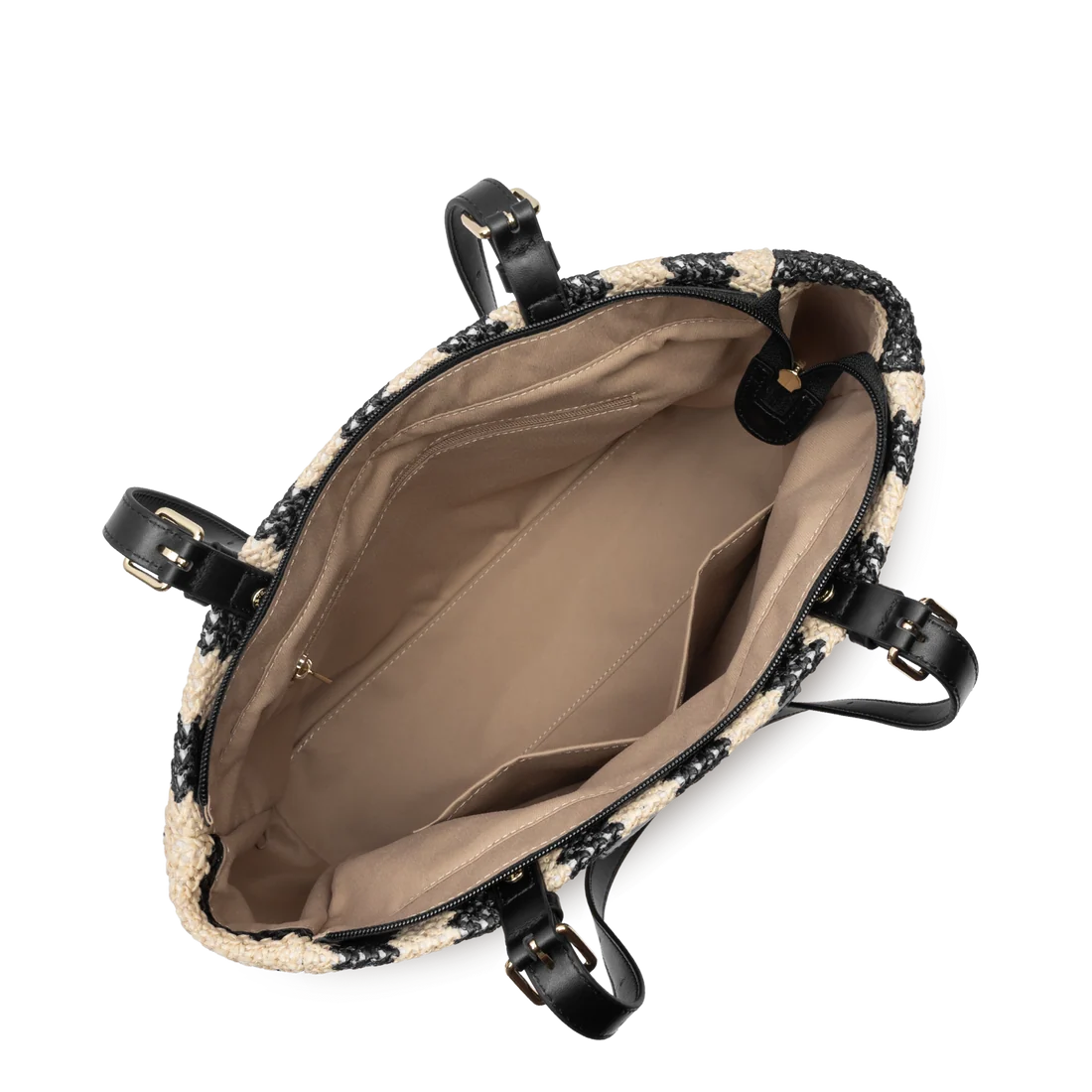 Lancaster Mini Osier Sac Cabas Epaule Zippé