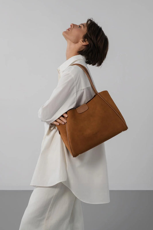 Lancaster Suede Ida Sac Cabas Epaule