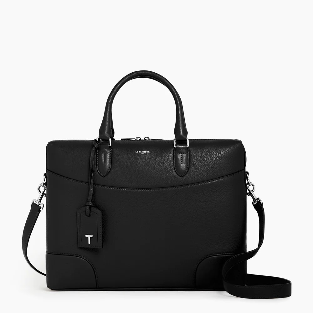 le Tanneur Romy Porte Document 14" Cuir Grainé