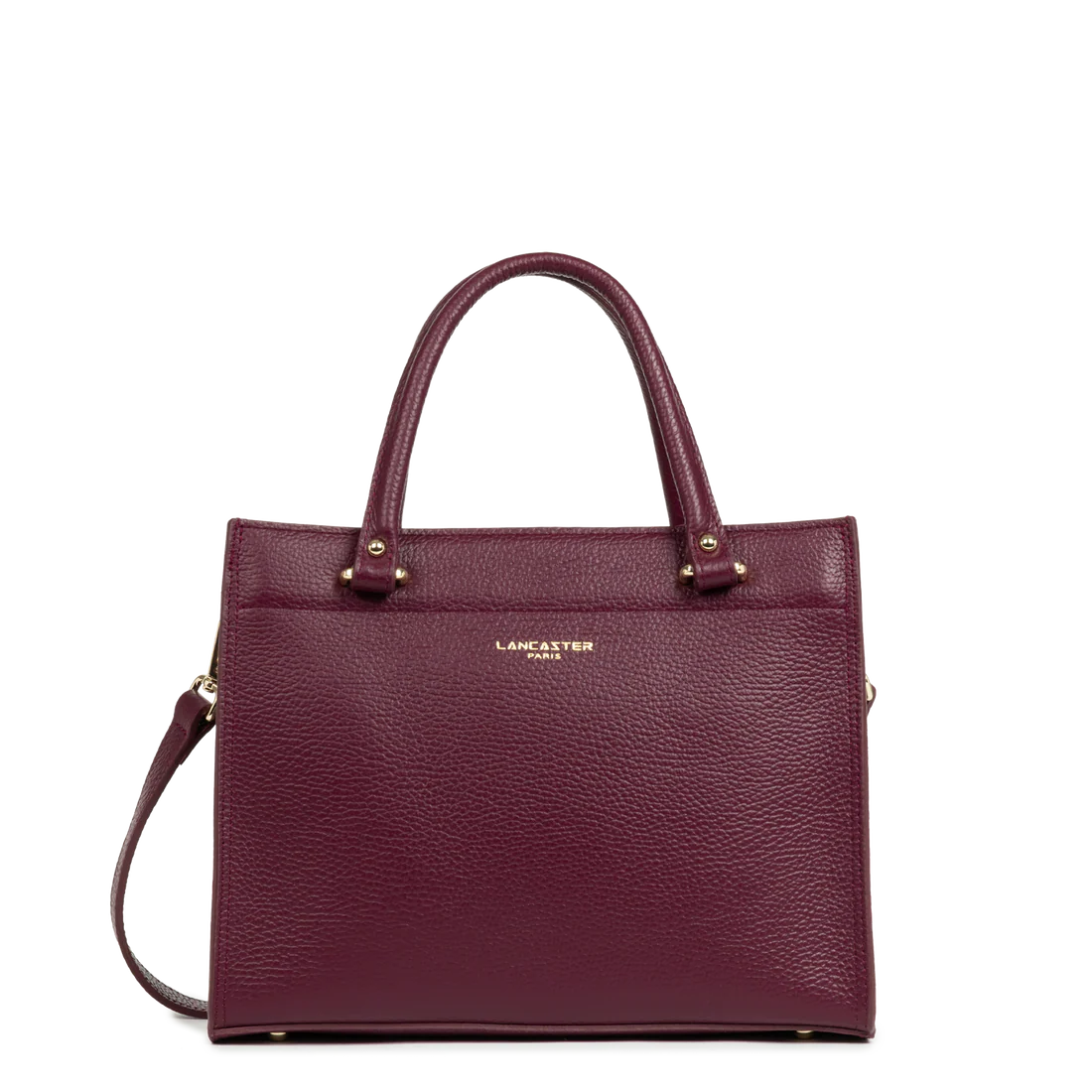 Lancaster Foulonné Double Sac à Main Zippé