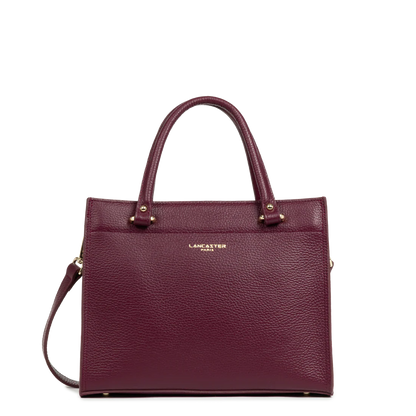 Lancaster Foulonné Double Sac à Main Zippé