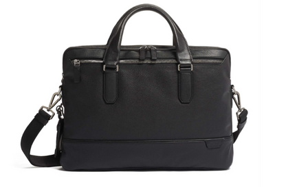 Tumi Harrison Cuir Sycamore Slim Brief