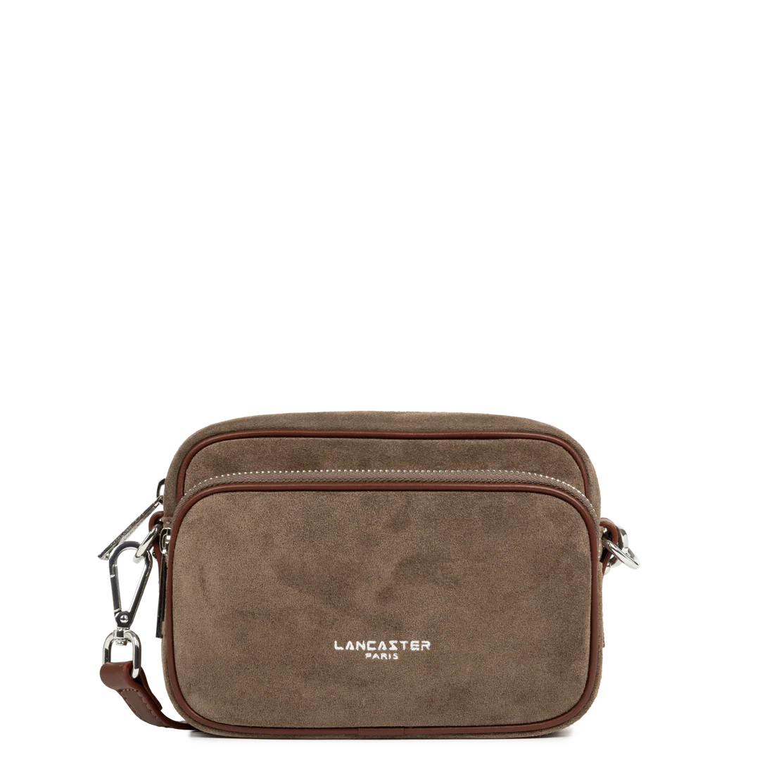 Lancaster Suede Sac Trotteur Double Zip