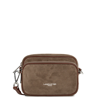 Lancaster Suede Sac Trotteur Double Zip