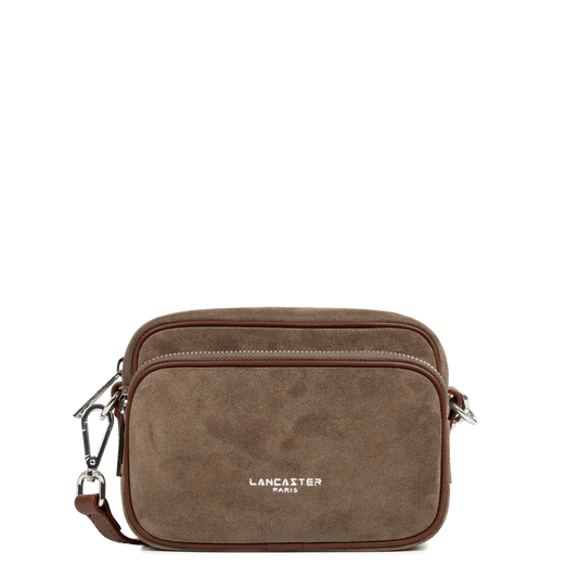 Lancaster Suede Sac Trotteur Double Zip