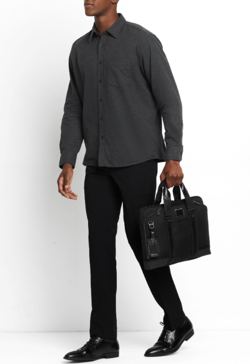 Tumi Alpha Bravo Cuir Academy Brief