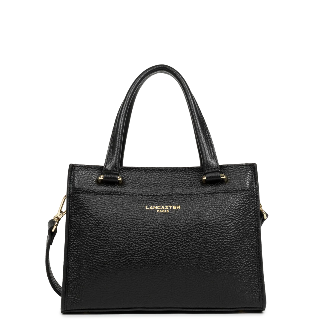 Lancaster Foulonné Double Sac à Main Zippé