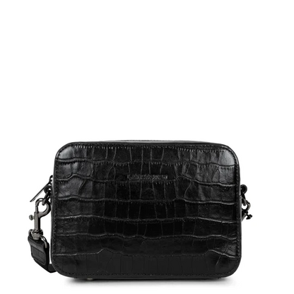 Lancaster Croco Homme Sac Bandouliere