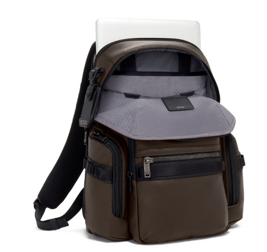 Tumi Alpha Bravo Cuir Navigation Backpack