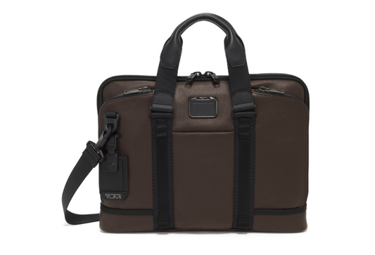 Tumi Alpha Bravo Cuir Academy Brief