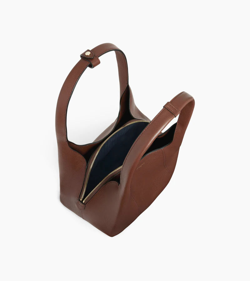 le Tanneur Juliette Sac Porté Epaule Moyen Cuir Grainé