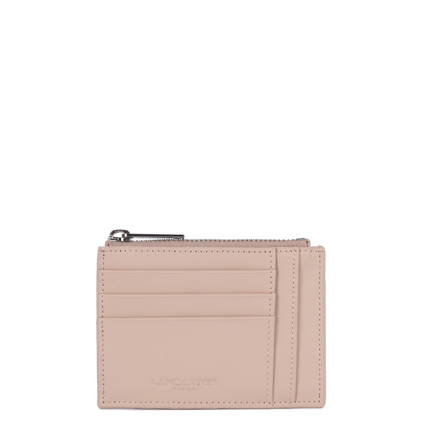Lancaster Paris Medaille Porte Cartes Zippe
