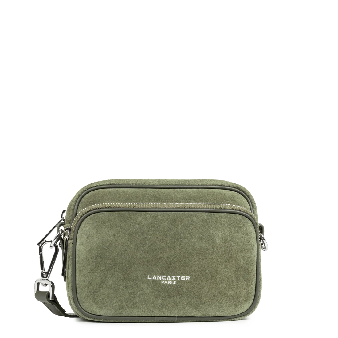 Lancaster Suede Sac Trotteur Double Zip