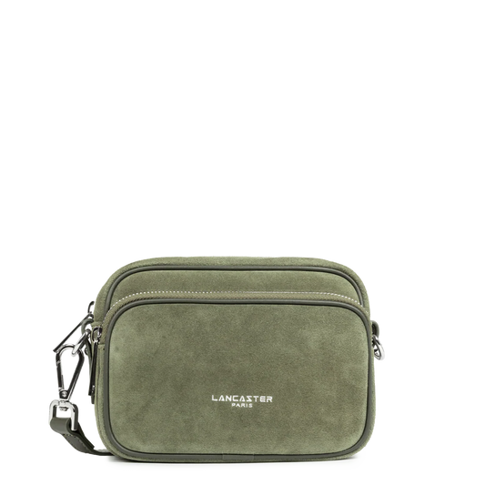 Lancaster Suede Sac Trotteur Double Zip