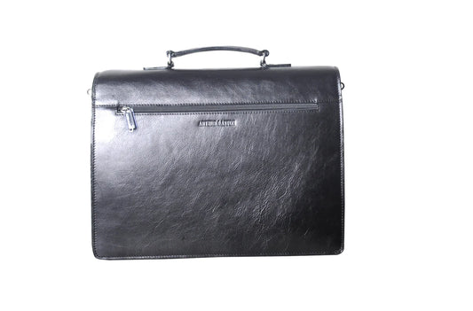 Arthur et Aston Georges Serviette 2 Soufflets Cuir