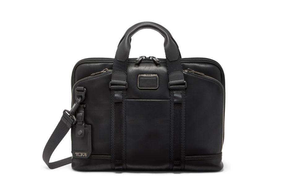Tumi Alpha Bravo Cuir Academy Brief
