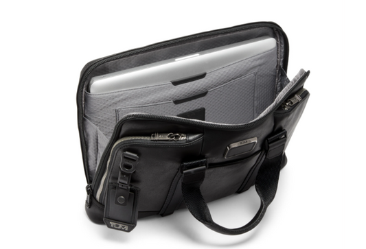 Tumi Alpha Bravo Cuir Academy Brief