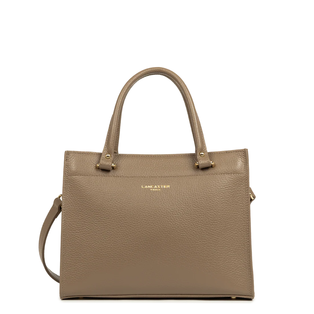 Lancaster Foulonné Double Sac à Main Zippé