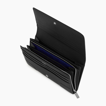 le Tanneur Romy Grand Portefeuille Zippé Cuir Grainé