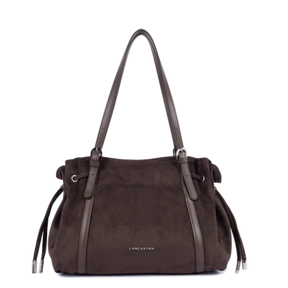 Lancaster Velvet Emma Sac Cabas Epaule Zippé L
