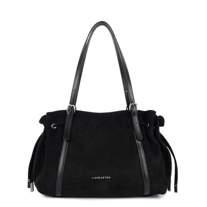 Lancaster Velvet Emma Sac Cabas Epaule Zippé L