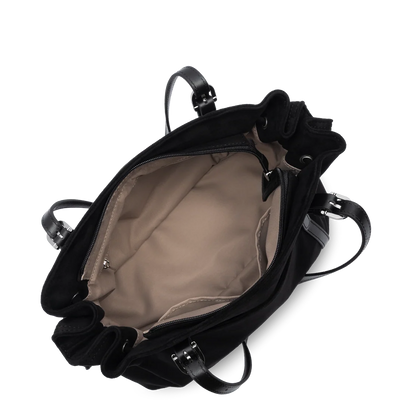 Lancaster Velvet Emma Sac Cabas Epaule Zippé L