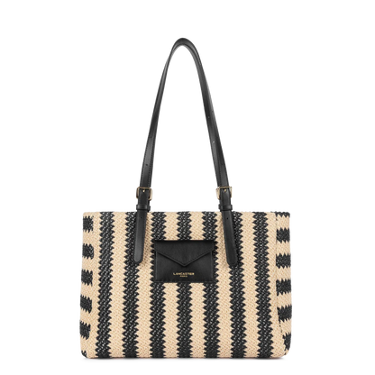 Lancaster Mini Osier Sac Cabas Epaule Zippé