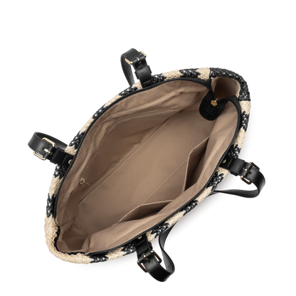 Lancaster Mini Osier Sac Cabas Epaule Zippé