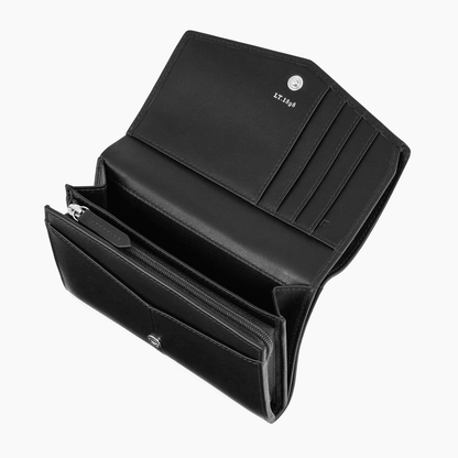 le Tanneur Charlotte Portefeuille Billets Monnaie Zippe